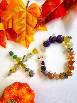 Green Strawberry Quartz Gemstone Necklace