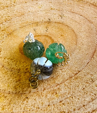 Green Strawberry Quartz Gemstone Necklace