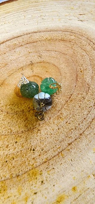Green Strawberry Quartz Gemstone Necklace