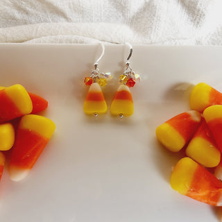 Candy Corn Earrings
