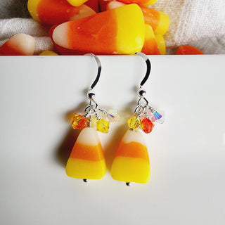 Candy Corn Earrings