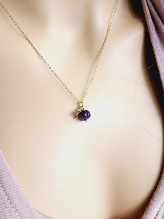 Amethyst Gemstone Necklace
