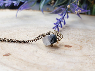 Rutile Gemstone Necklace
