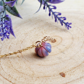 Lavender Opal Gemstone Necklace