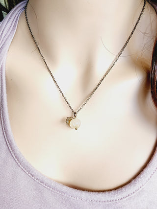 Natural Carnelian Light Gemstone Necklace