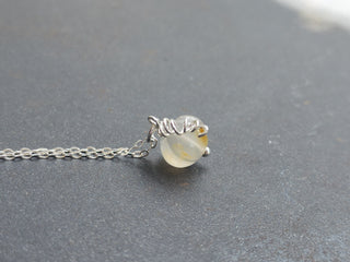 Natural Carnelian Light Gemstone Necklace