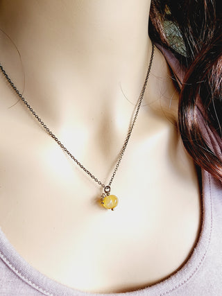 Natural Carnelian Medium Gemstone Necklace