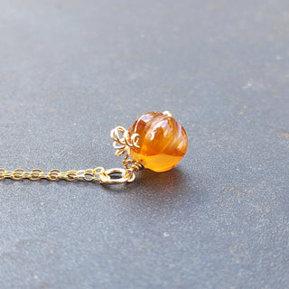 Natural Carnelian Gemstone Necklace
