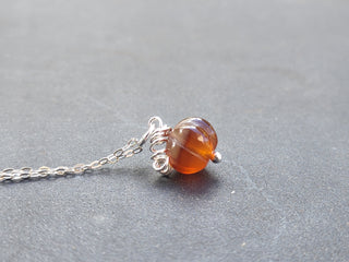 Natural Carnelian Gemstone Necklace