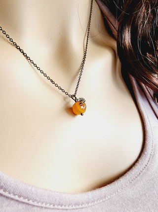 Natural Carnelian Gemstone Necklace