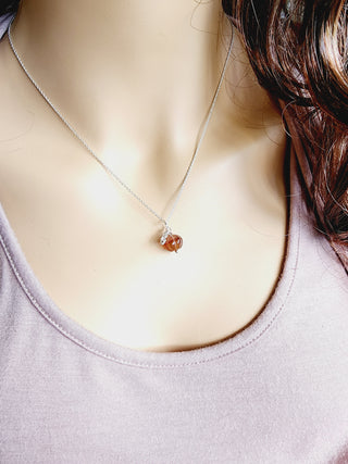Natural Carnelian Gemstone Necklace