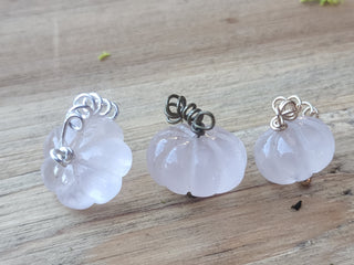 Pink Rose Quartz Gemstone Necklace