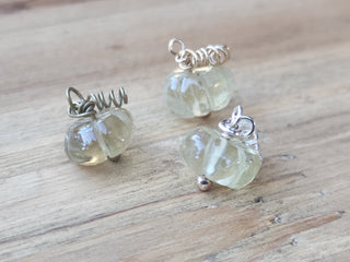 Shaded Lemon Quartz Gemstone Necklace