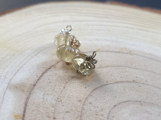 Shaded Lemon Quartz Gemstone Necklace