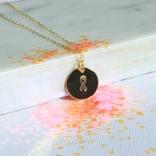 Cancer Awareness Ribbon Necklace