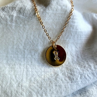 Cancer Awareness Ribbon Necklace
