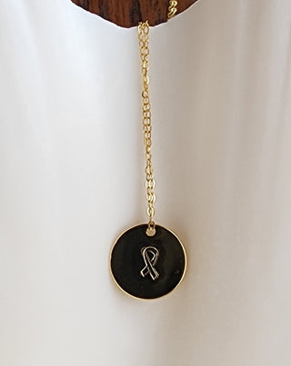 Cancer Awareness Ribbon Necklace