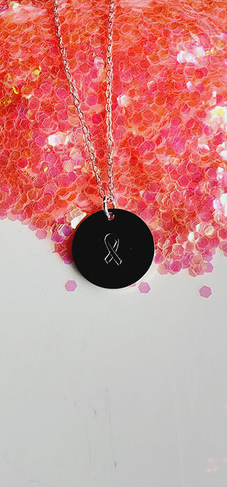 Cancer Awareness Ribbon Necklace