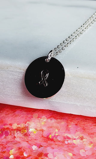 Cancer Awareness Ribbon Necklace
