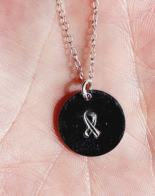 Cancer Awareness Ribbon Necklace