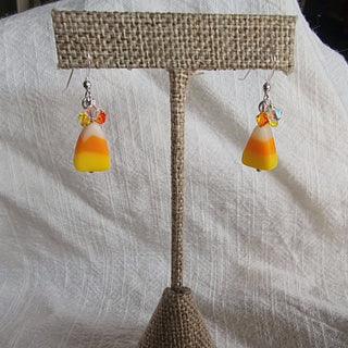 Candy Corn Earrings