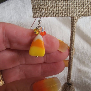 Candy Corn Earrings