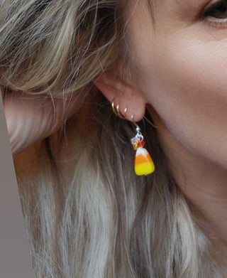 Candy Corn Earrings