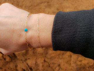 Turquoise Tube Bracelet