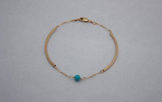 Turquoise Tube Bracelet