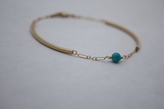 Turquoise Tube Bracelet