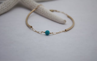 Turquoise Tube Bracelet