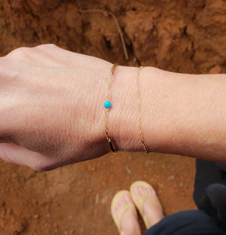 Turquoise Tube Bracelet