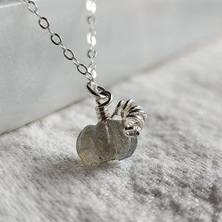 Labradorite Mini Gemstone Necklace