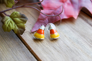 Candy Corn Stud Earrings
