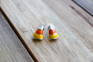 Candy Corn Stud Earrings