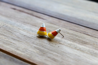 Candy Corn Stud Earrings