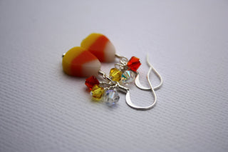 Candy Corn Earrings
