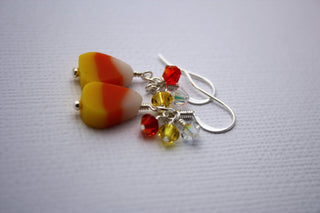 Candy Corn Earrings